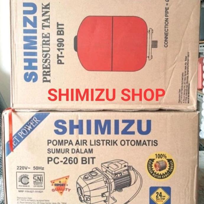 Pompa Jet Pump Shimizu PC 260BIT / Pompa Sumur Dalam Shimizu PC 260BIT ready