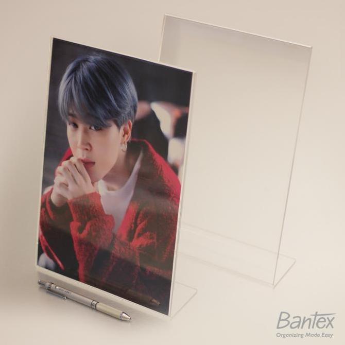 _dandirst - Bantex A4 Acrylic Slanted Display 8852 8 Poster Sign Holder / Photocard PC Holder / Tent