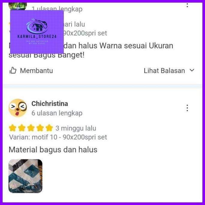 SPREI HOMEMADE KATUN JEPANG 90X200