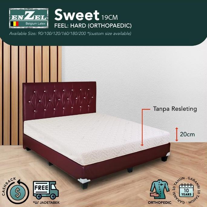 Kasur Latex Enzel Sweet (Full Set) Uk 90X200