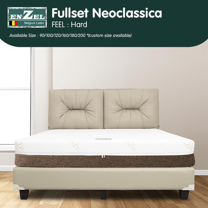 Full Set Kasur Latex Orthopedic Enzel Neoclassica Uk 120X200