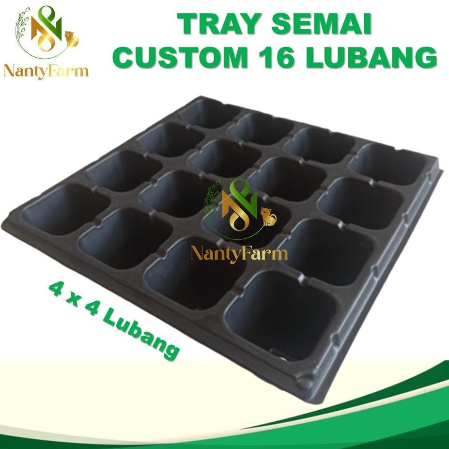 Bisa Cod Tray Semai Potray 16 Lubang - Tray Semai 4X4 ><