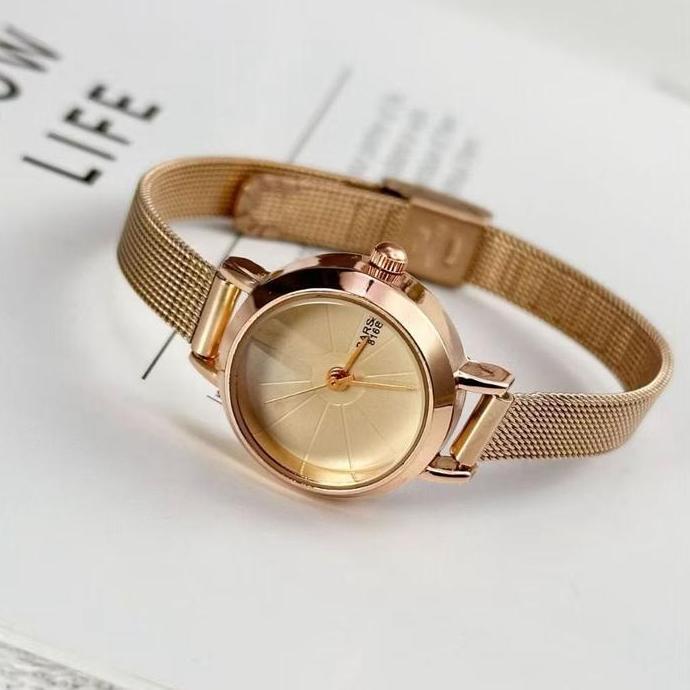 AI84 - Jam tangan wanita staileesteel rantai pasir MINI fashion korea Barsh