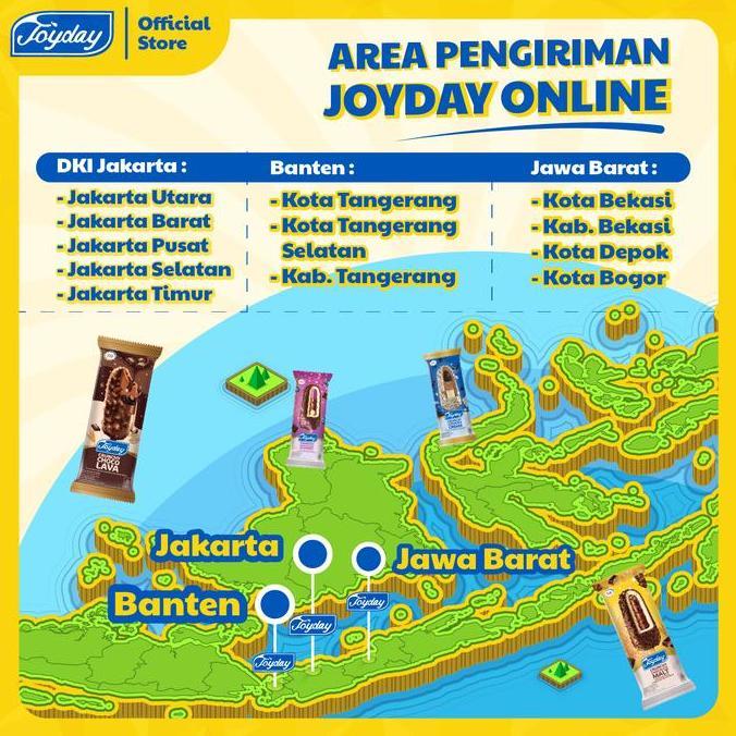 Joyday Ice Cream Vanilla Bucket 8L - Es Krim Ember [Hanya INSTAN CEPAT]
