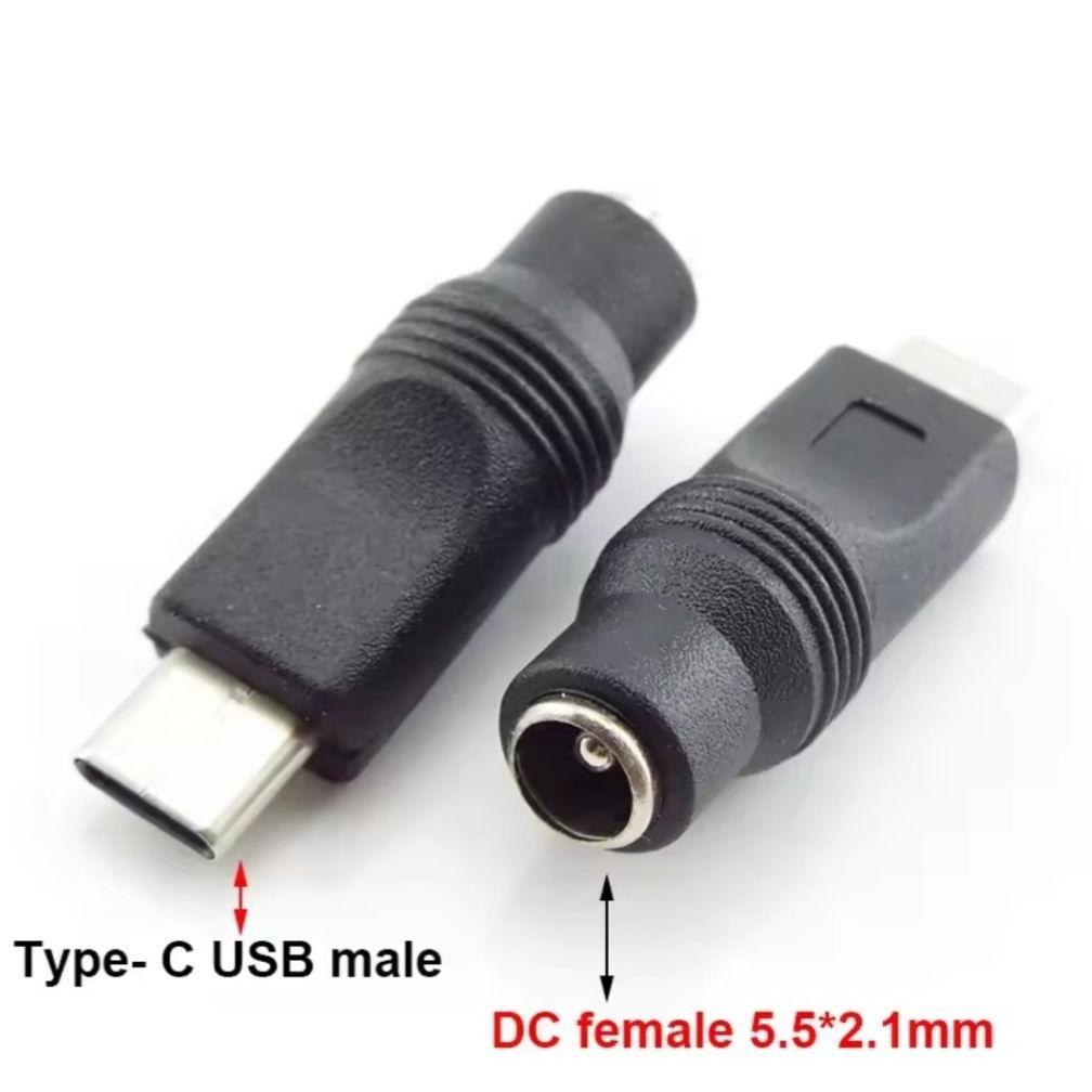 Jack Konektor TYPE C to DC 5.5 X 2.1mm / Micro USB to DC 5.5mm x 2.1mm Adapter