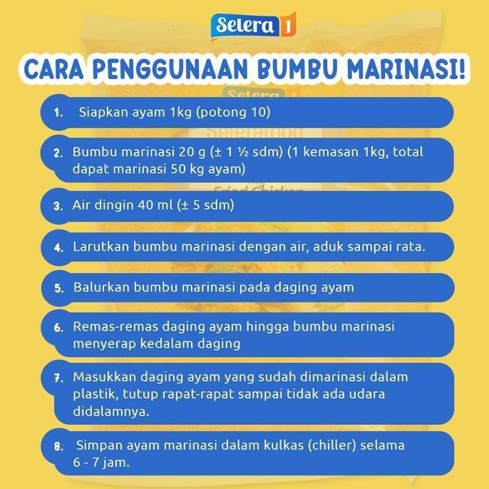 Bumbu Marinasi Selerafood, 1000g GS