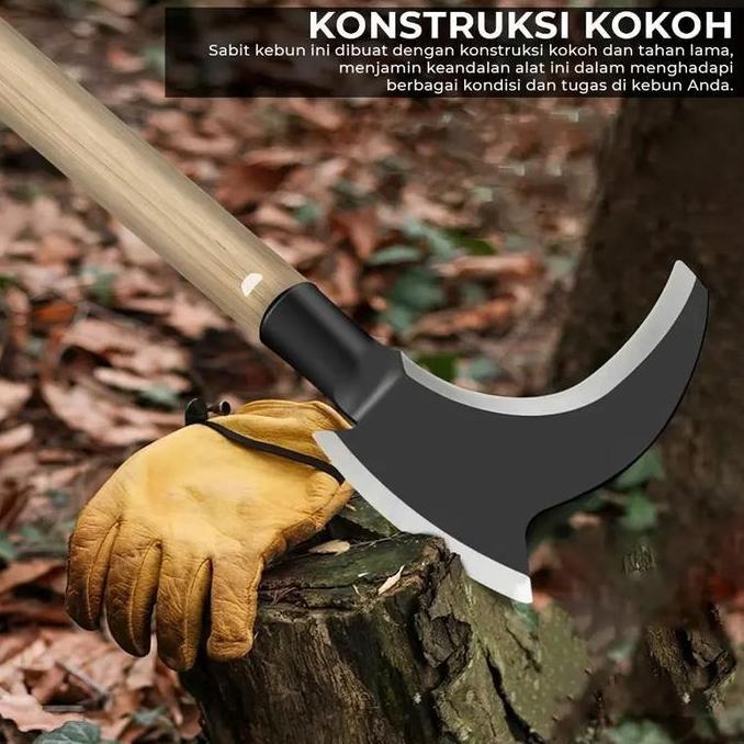 Grdwill- Sabit Pipa Baja Digunakan Untuk Memotong Rumput Dan Dahan Pohon, Cocok Untuk Memotong Rumpu