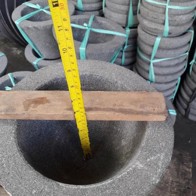 LUMPANG ASLI BATU BUBUTAN MESIN 26CM + TUMBUKAN RDN