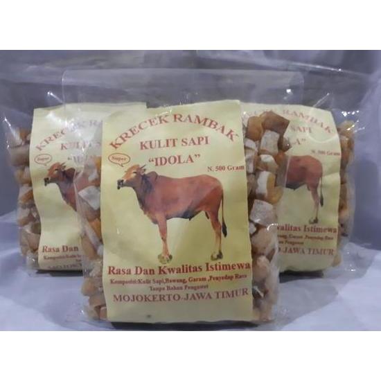 Kerupuk Rambak Sapi Kotak Kualitas Super 500 Gram