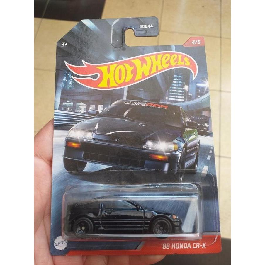 Promo HOT WHEELS NIGHTBURNERZ 88 HONDA CRX HITAM CARD RUSAK Diskon