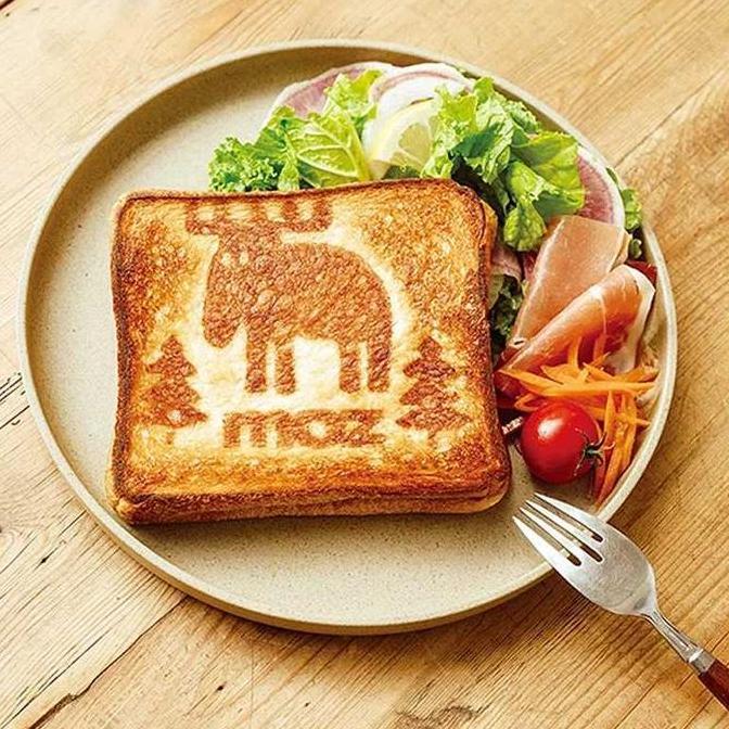 Cetakan Sandwich Maker Waffle Non-Stick Pan Double-Sided Engraving / Alat Panggang Roti Tawar ICA