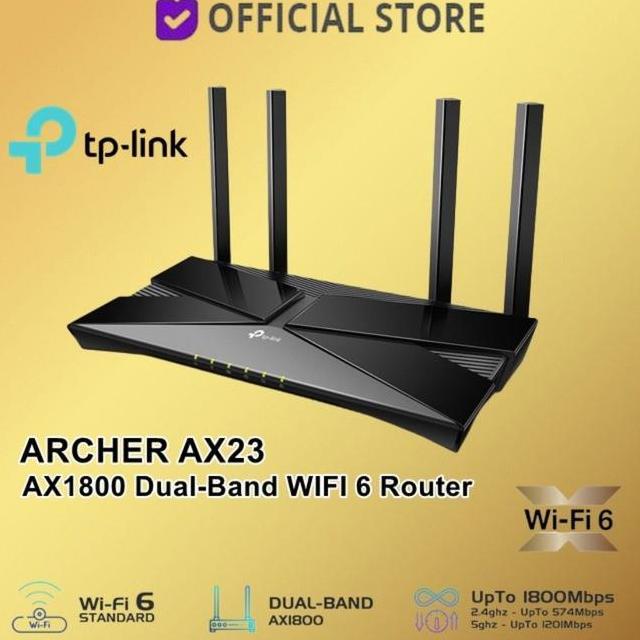 Tplink Archer Ax23 Ax1800 Dualband Wifi 6 Router Tplink Ax 23 Antena