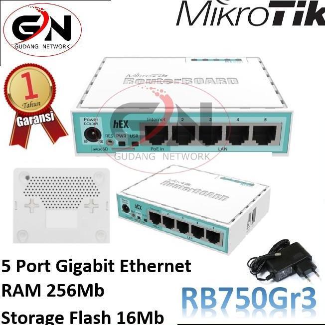 Mikrotik Rb750Gr3 Hex Router Mikrotik Rb750 Gr3 Hex 750Gr3