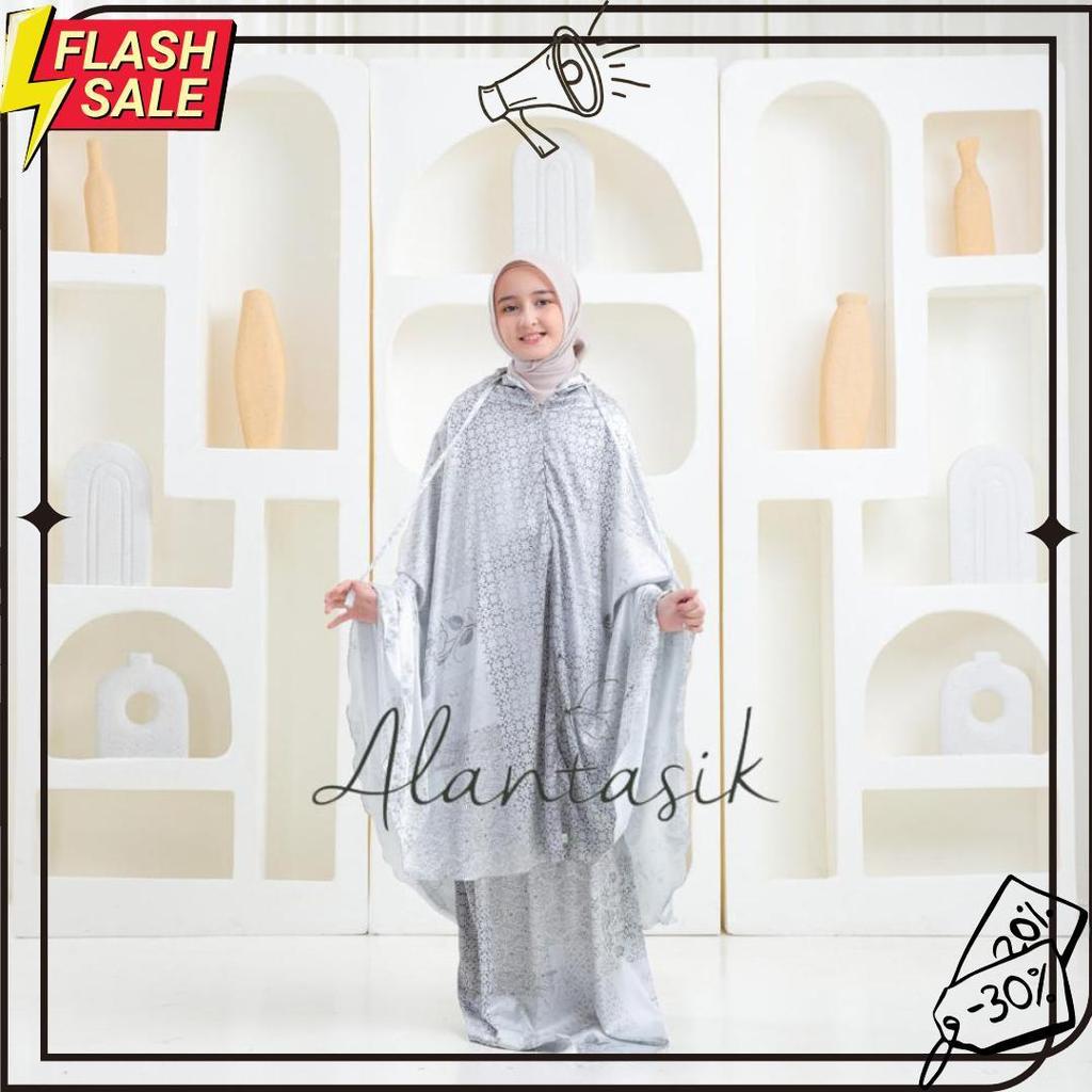 Mukena Anak 2 In 1  Armani Satin Silk  Motif Cantik Sd Kisaran 8,9,10,11,12,13 14 15 Tahun Meledak