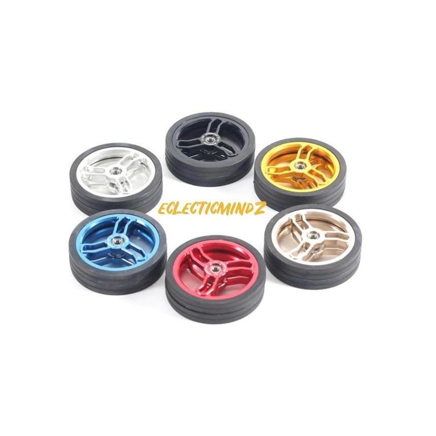 aceoffix oversized easy wheel 80mm folding bike