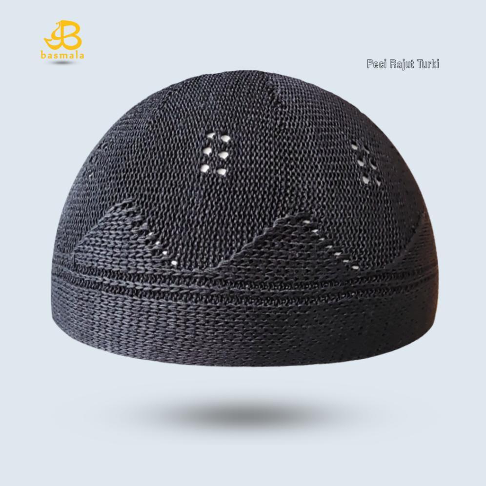 BEST SALE BASMALA - PECI TURKI DEWASA KOPYAH RAJUT YAMAN ANEKA WARNA