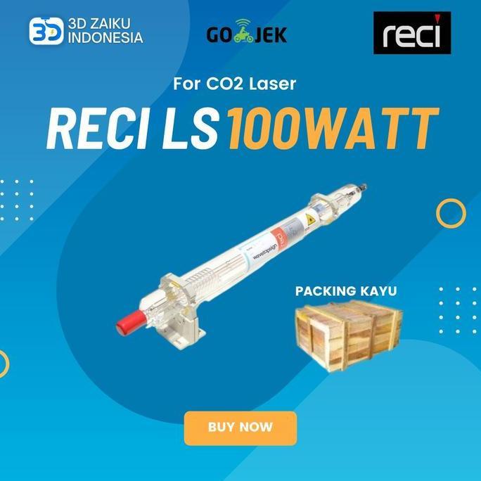 Promo Long Life Tabung Laser CO2 100 Watt 100Watt Merek RECI dengan Garansi Diskon