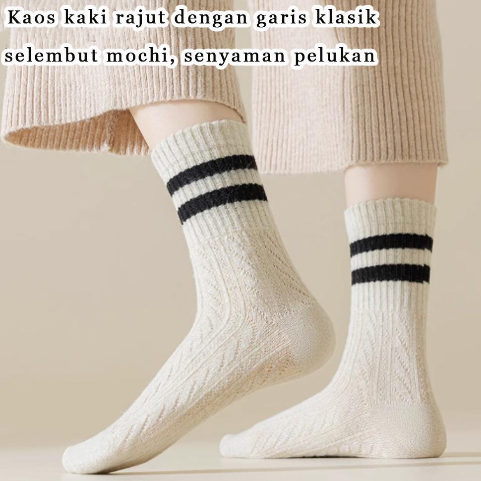 PROMO YJHKAUS KAKI GAYA KOREA KAUS KAKI KASUAL WANITA