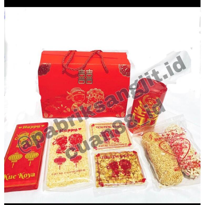 kue sangjit / paket sangjit paket hampers sangjit 4 ( dapat semua sesuai gambar )