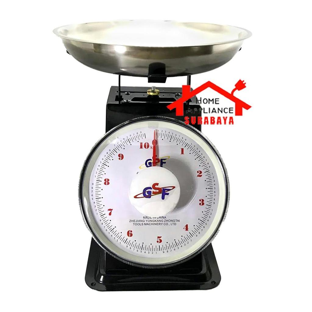 Timbangan Analog Manual Buah / Barang Dapur Serbaguna Gsf 10 Kg G 4310 / G-4310