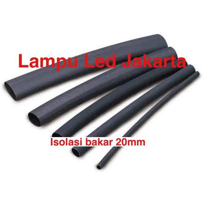 Heatsrink cable / isolasi bakar ukuran 20 mm terlaris