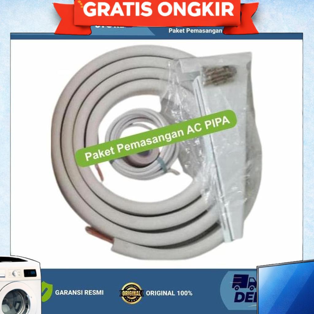 Paket Pemasangan Ac 1.5 Pk S/D 2 Pk Atau Pipa 1/4 1/2 (Material 3 Meter)