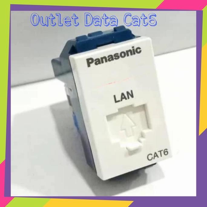Outlet Data LAN Cat6 Panasonic