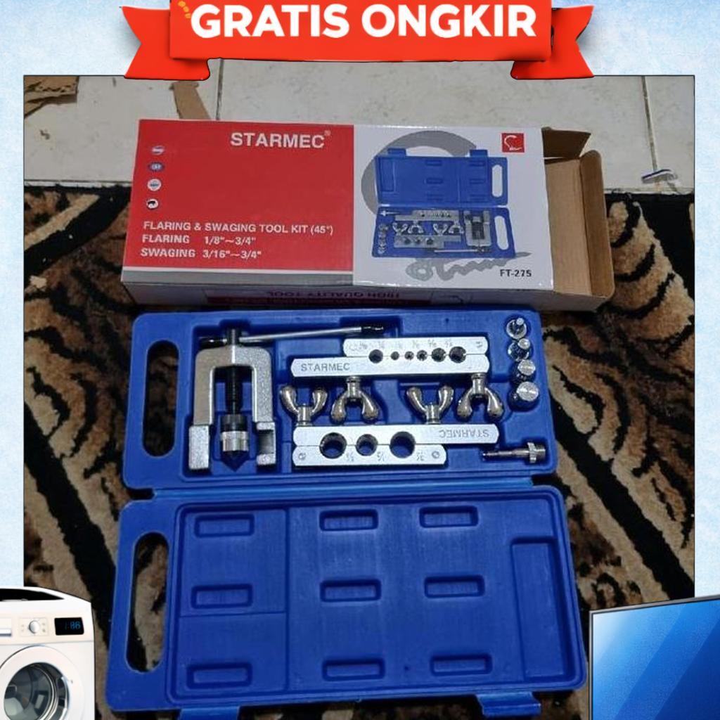 Flaring Pipa Ac & Swaging Tool Kit (45) Merk Rme / Starmec Ft-275