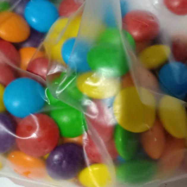 coklat cha2 1 kg warna warni  kiloan snack lebaran