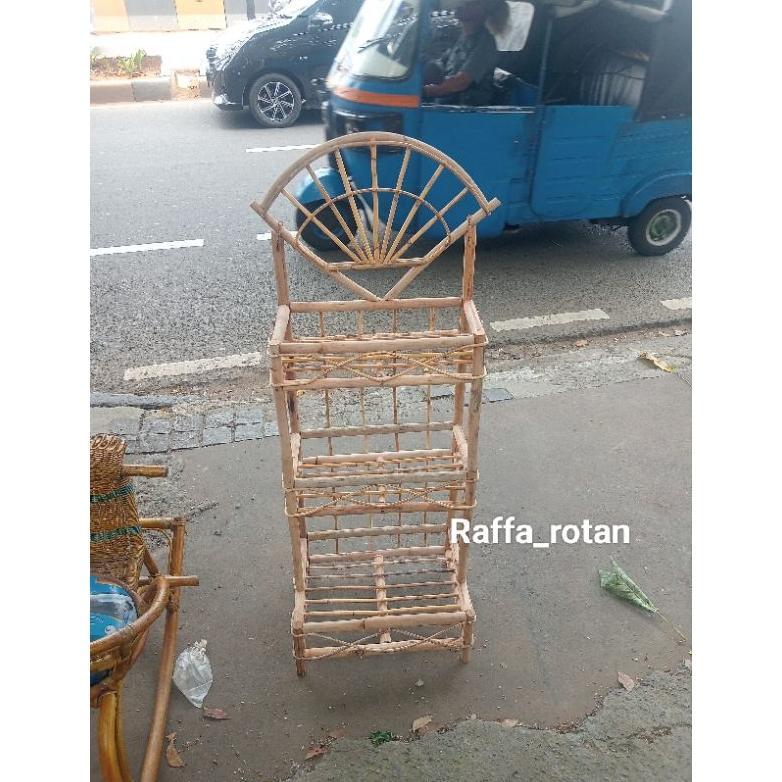 Parcel rotan tingkat 3 Parcel Hampers Tinggi 116cm