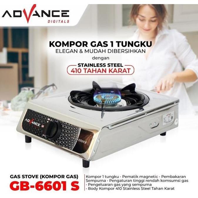 Kompor Gas Advance Gb-6601S Kompor Gas 1 Tungku