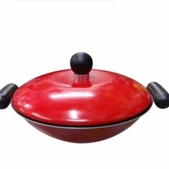 Maxim Valentino Teflon Mie Wok Wajan Serabi 17 Cm