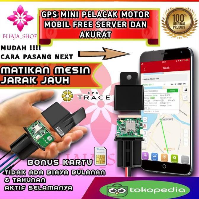 NEW Gps Motor Mini Tracker Matikan Mesin Lacak Jarak Jauh Anti Maling
