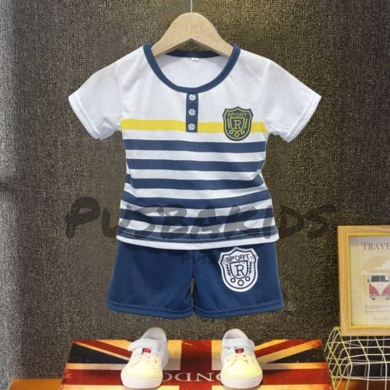 Discount Pusbakids/ Set Cowok /Baju Setelan Anak Laki Laki/ Anak Bagus/Baju Anak Cowok Murah 0-8 Thn