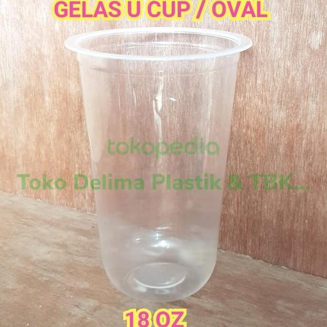 Gelas Plastik Pp Oval / Gelas Cup Oval