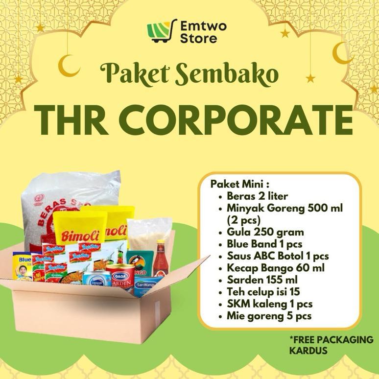 Paket Sembako THR Corporate Mini Lengkap Murah