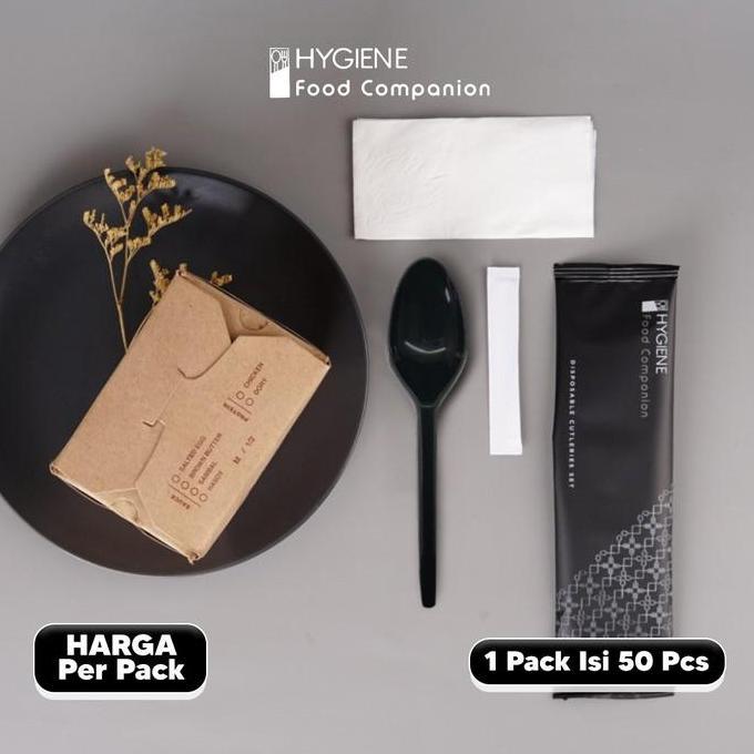 Sendok Plastik Set Hygiene Premium