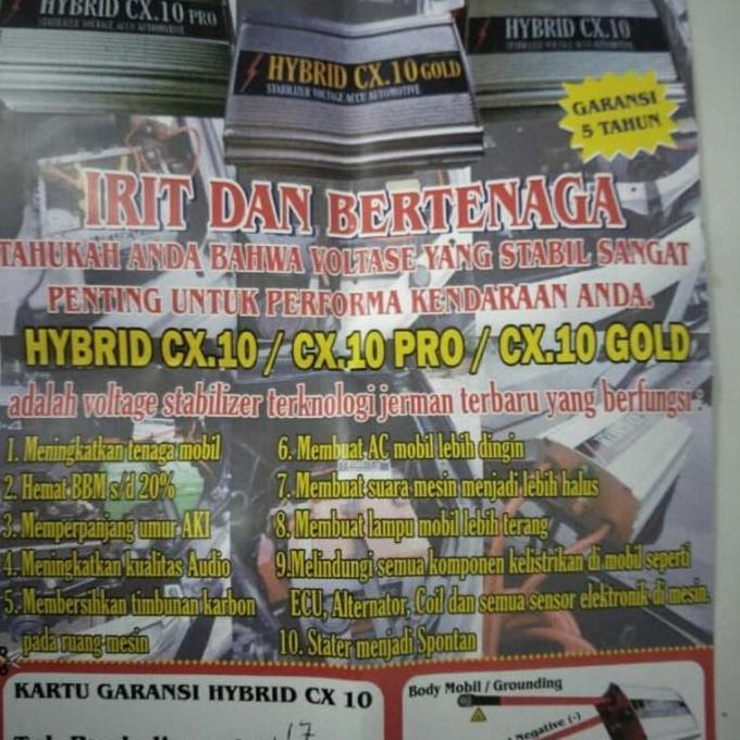 HYBRID CX. 10 PRO PROMOSI