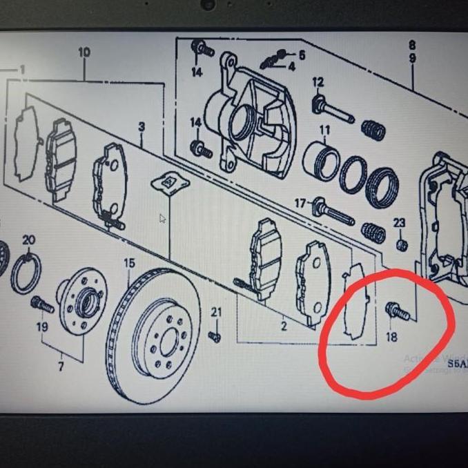 Baut Kaliper Kecil Honda Jazz