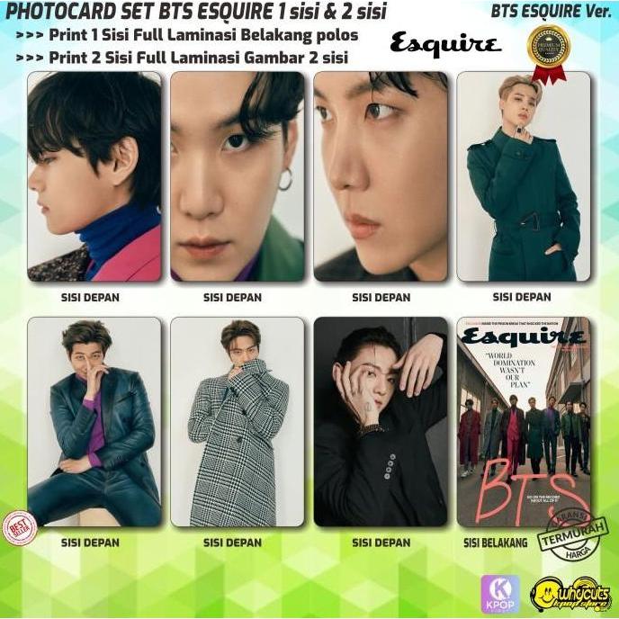 PHOTOCARD SET KPOP PREMIUM BTS / PTD ON STAGE / ESQUIRE / MOTS1 / FILA