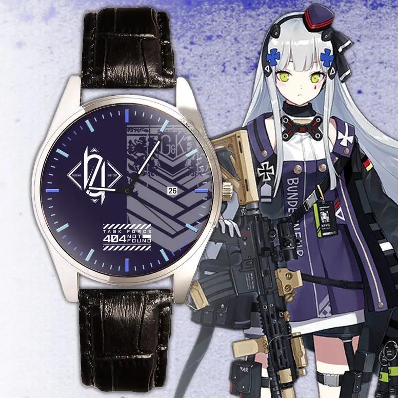 Anime Game Girls Frontline M4A1 404 HK416 Digital Quartz Watch Fashion Wristwatch Cosplay Couples Wa