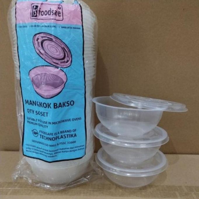 Mangkok Plastik Bakso 650 Ml Perslop