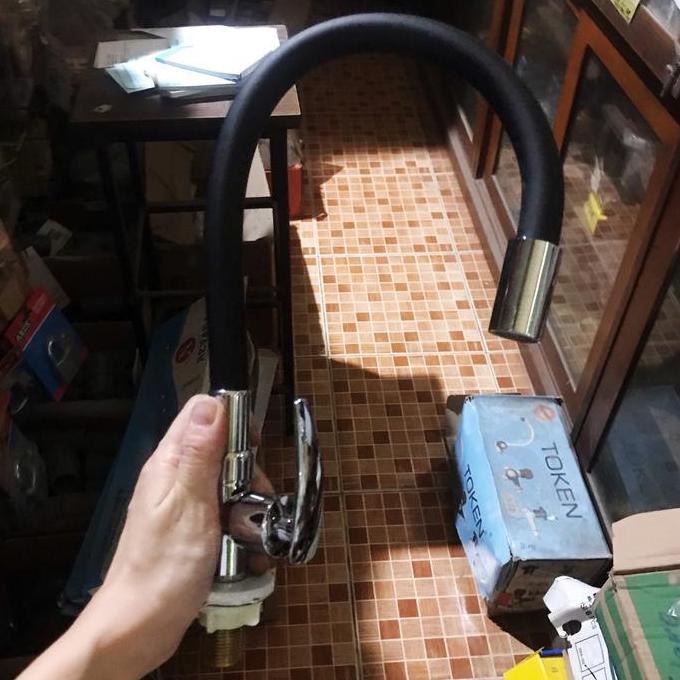 Kran Cuci Piring Tanam Flexibel/ Keran Cuci Piring/ Kran Cuci Piring Hitam/ Kran Cuci Piring Tanam