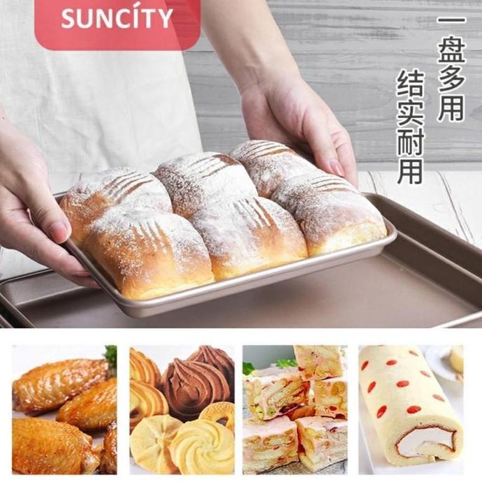 Suncity Oven Tray 17Inch / Baking Pan Tray - Gold - 3231-6