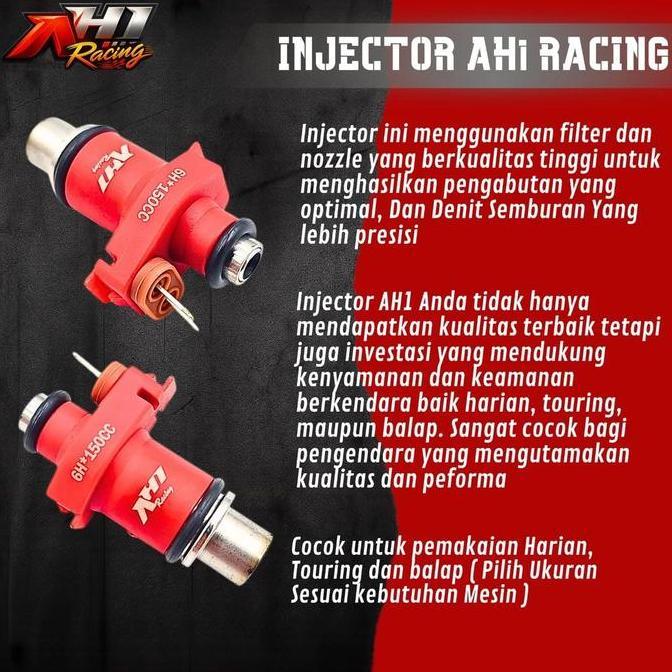 Injector Injektor Ah1 Racing Vixion Old 31C Garansi 8 10 Hole 150 160 180 200 Cc Hemat