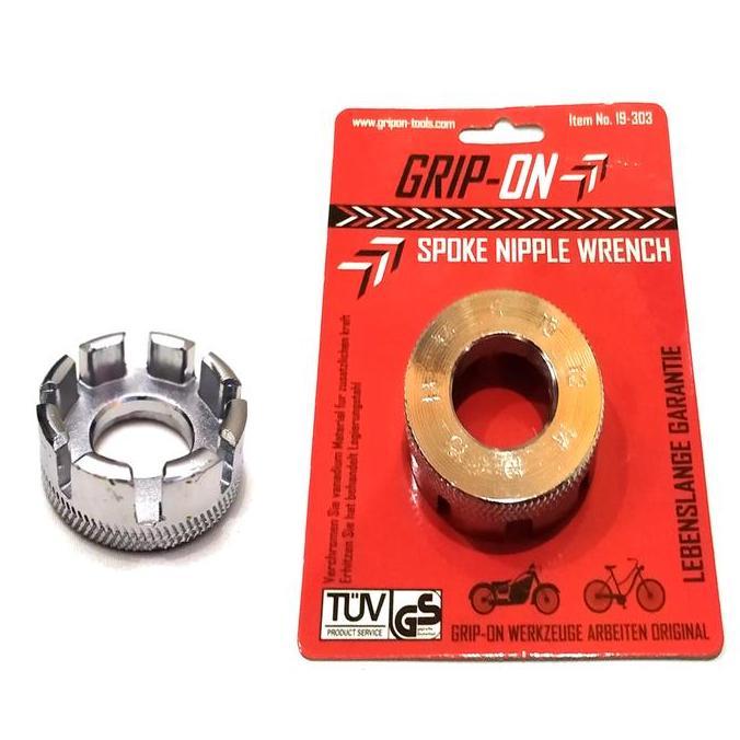 Murah GRIP-ON Kunci Stelan Ruji Jari Jari Roda Sepeda & Motor Nipple Spoke GripOn 19-303 Ukuran 10-1