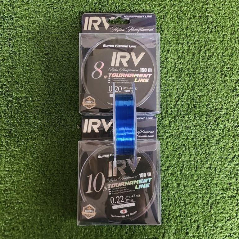 Senar IRV Tournament Line 0.18, 0.20, 0.22, 0.25, 0.28 & 0.30 / 150m, Warna Ice Blue. 1pcs Irvan Ika