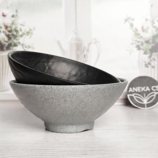 Melamine Stone Mangkok 7 Inch Mangkok Mie Golden Dragon W6907A