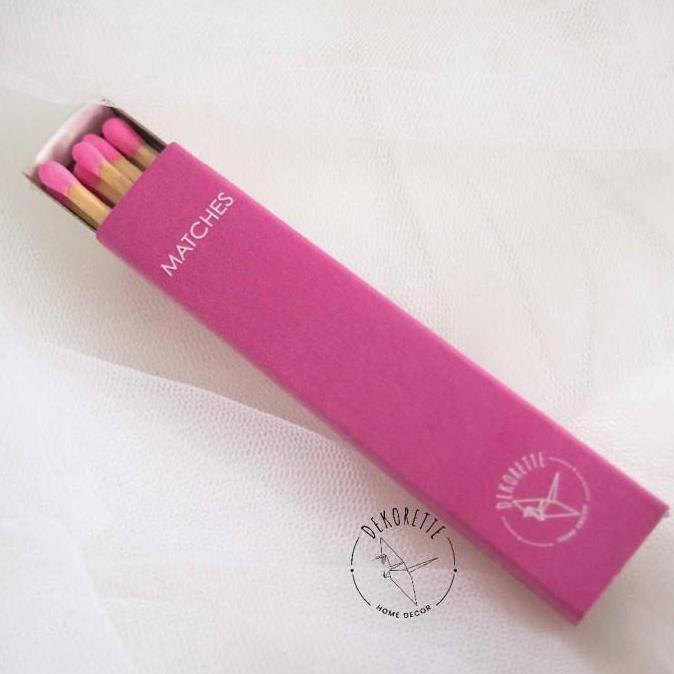 DEKORETTE - Korek api kayu aesthetic/Woodenstick/korek api panjang box