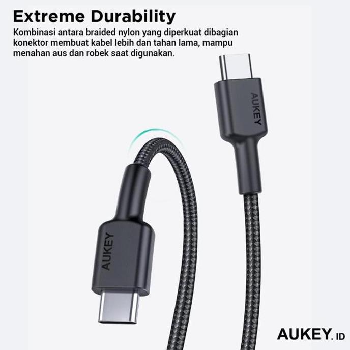 Aukey CB-CD37 USB C To C 3A 3M (NO PACKING & NO WARRANTY)